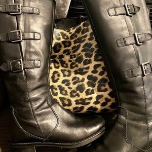 ECCO Hobart Riding Boot, Black, Size 38, 7-7.5